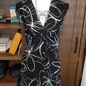 Black and white dress